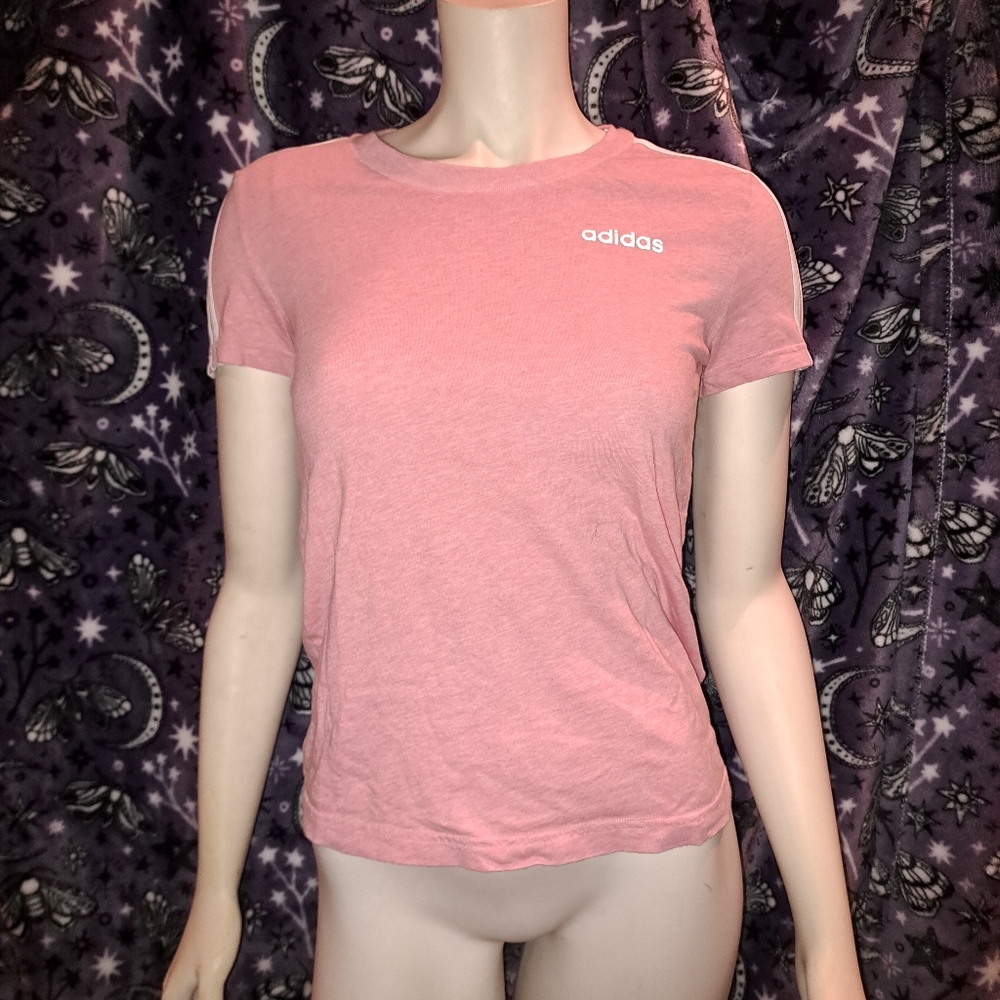 Pastel Pink Adidas Tshirt